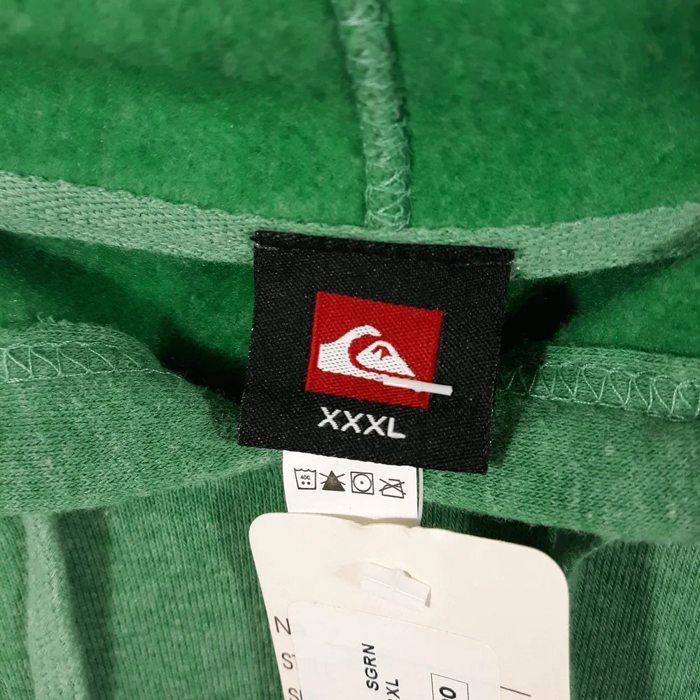 Quiksilver HALE'IWA North Shore Hawaii Surf Sweatshirt Hoodie Mens 3XL Green NEW - Picture 4 of 10
